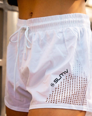 White Performance Shorts