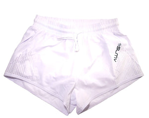 White Performance Shorts